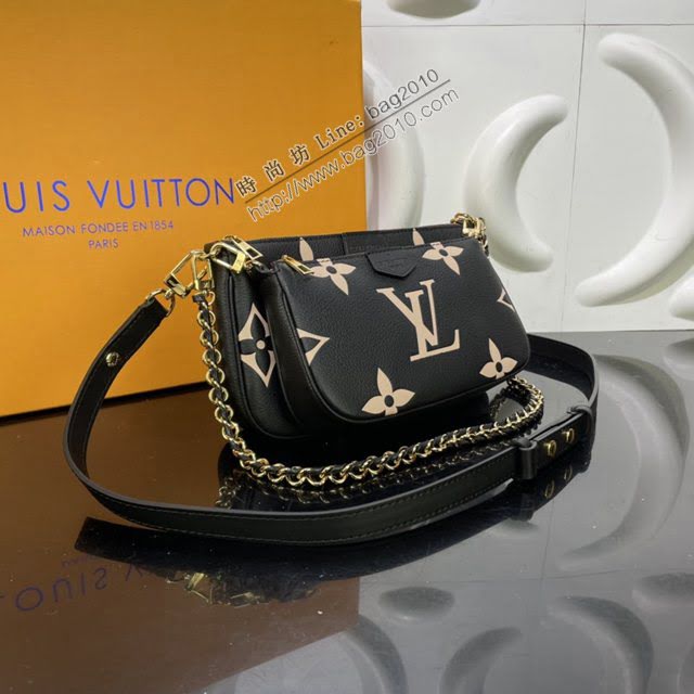 LOUIS VUITTON專櫃新款包包 路易威登Multi Pochette Accessoires斜挎包 LV雙包雙鏈女包  ydh4119